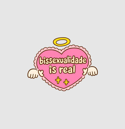 Cropped Delgado "bissexualidade is real"