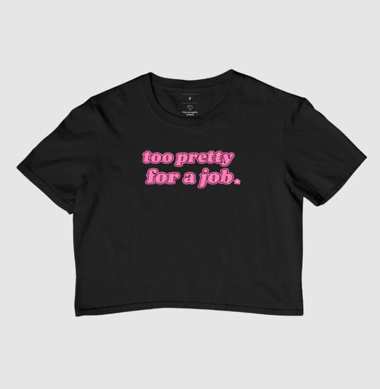 Cropped Delgado "too pretty for a job"