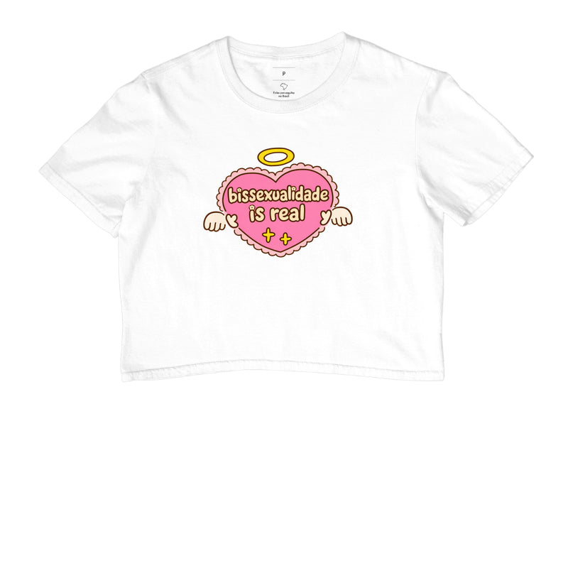 Cropped Delgado "bissexualidade is real"