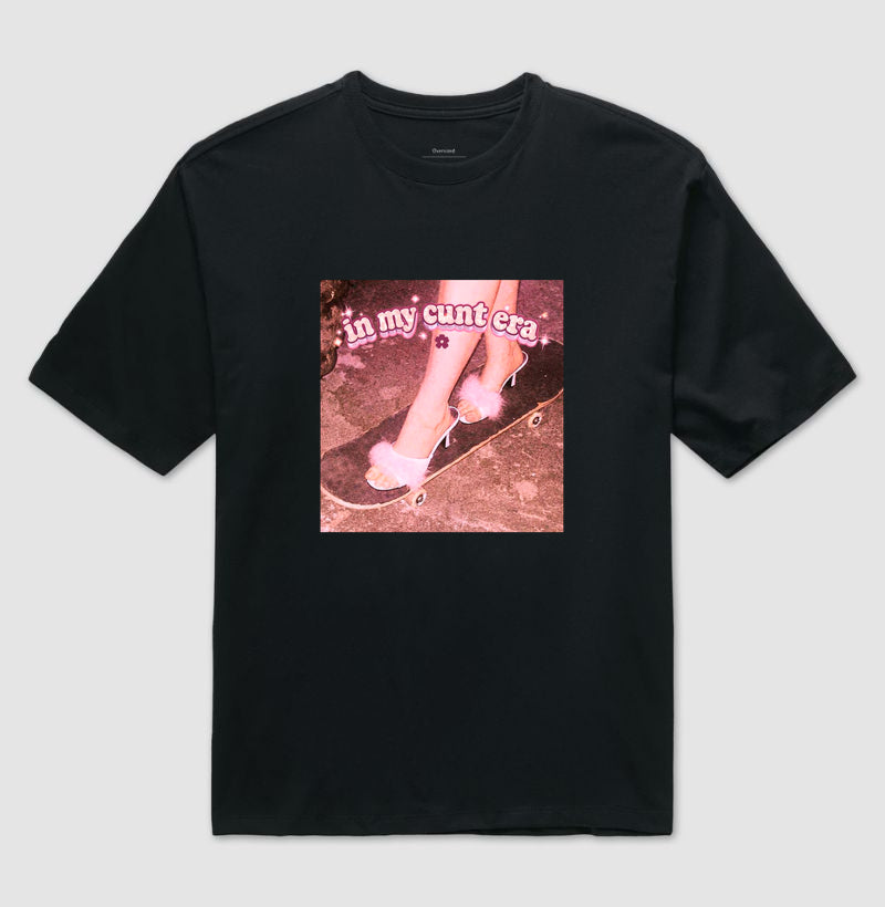 Camiseta Oversized Delgado "in my cunt era"