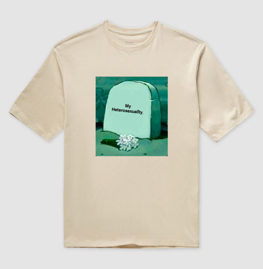 Camiseta Oversized Delgado "My Heterosexuality"