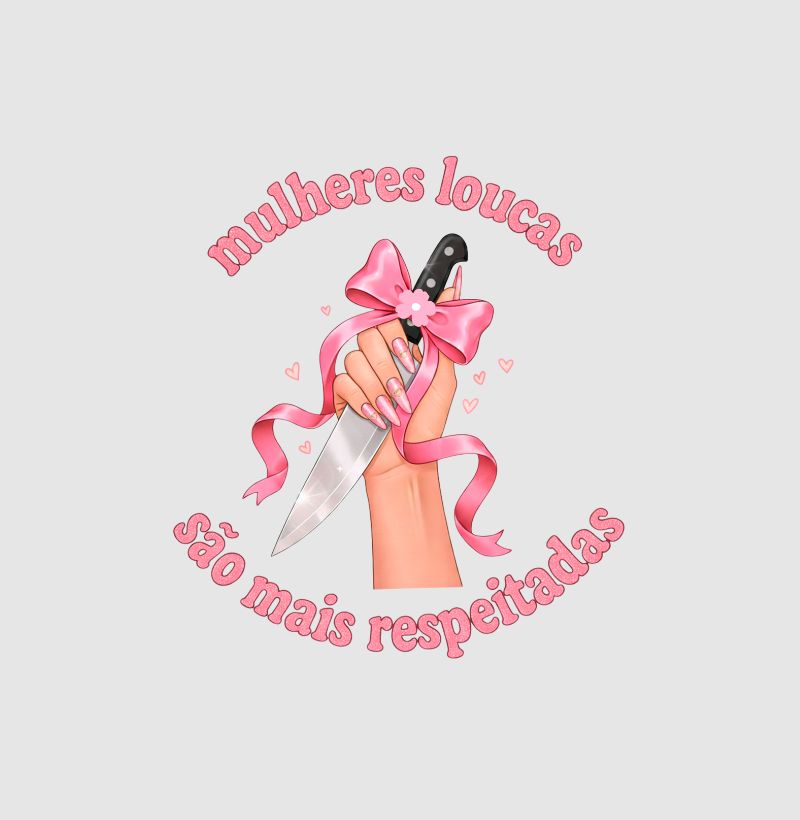Cropped Delgado "mulheres loucas são mais respeitadas"
