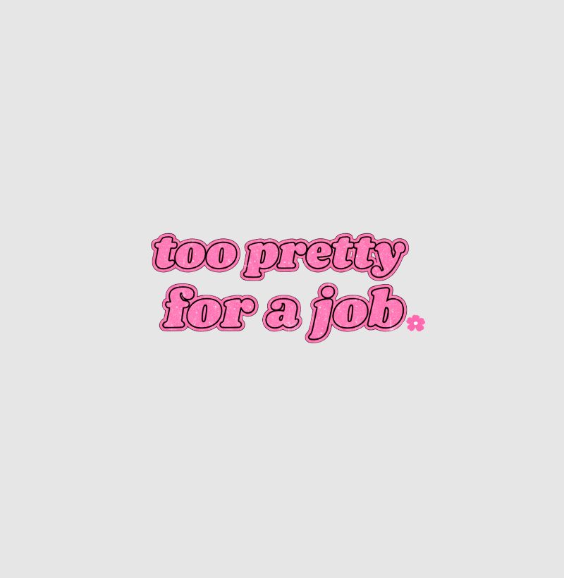Cropped Delgado "too pretty for a job"