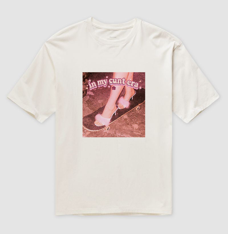 Camiseta Oversized Delgado "in my cunt era"