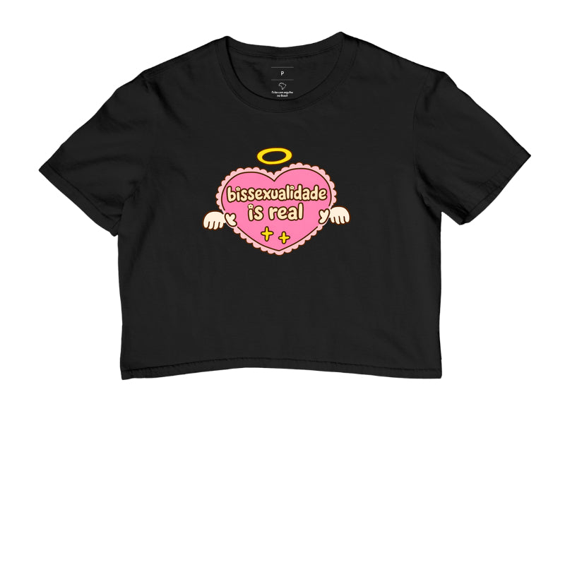 Cropped Delgado "bissexualidade is real"
